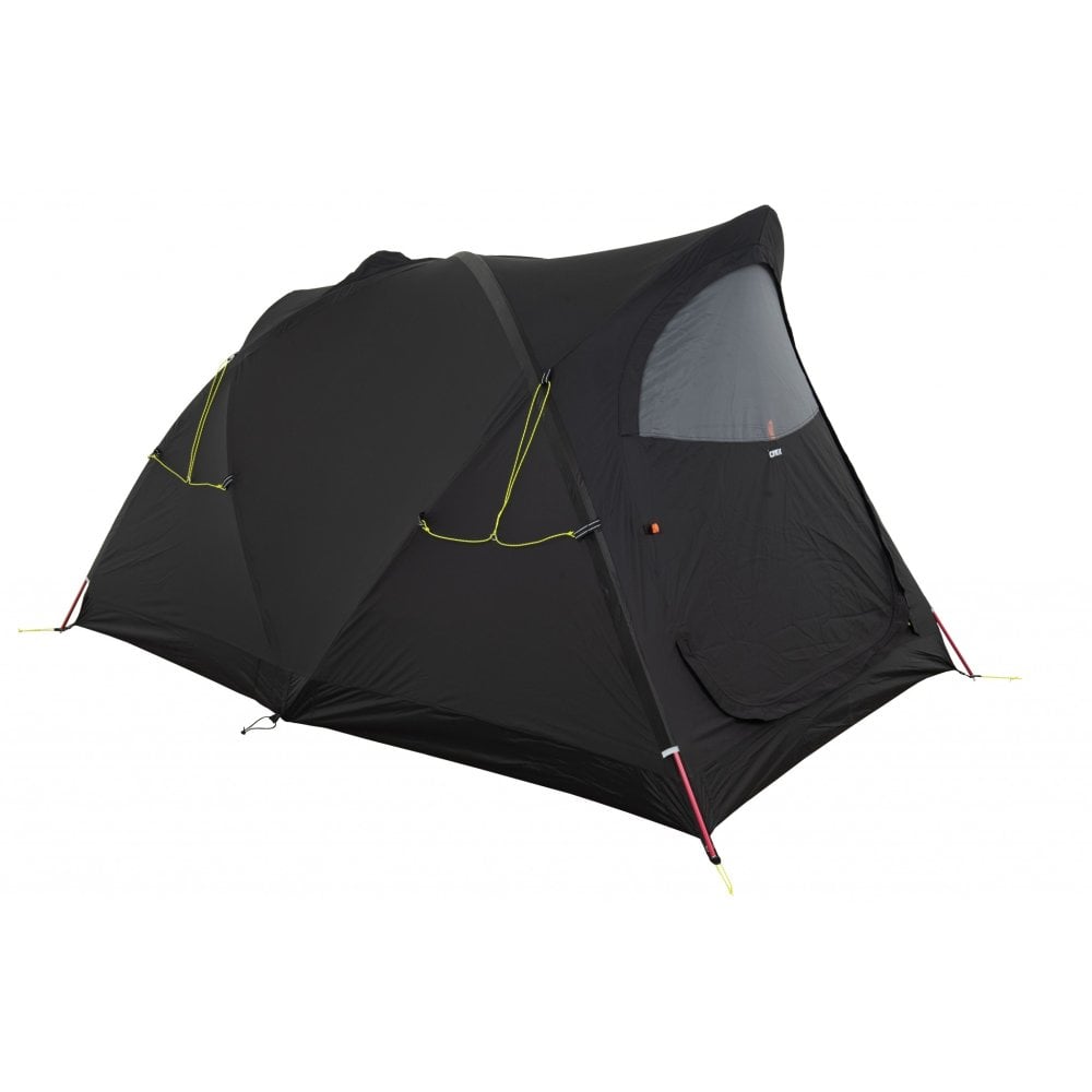Crux X2 Stealth Einwandzelt ultraleichtes 2 Personen Zelt in schwarz