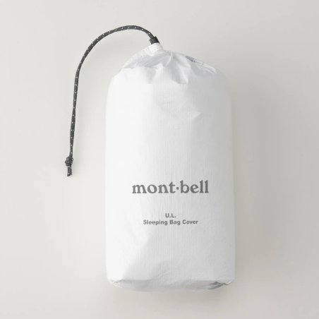 Montbell U.L. Sleeping Bag Cover Tyvek verpackt im mitgelieferten Packbeutel