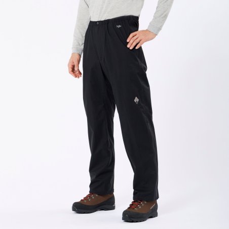 Montbell DRYTEC Rain Pants Men Model mit 179 cm Größe trägt Hose in M