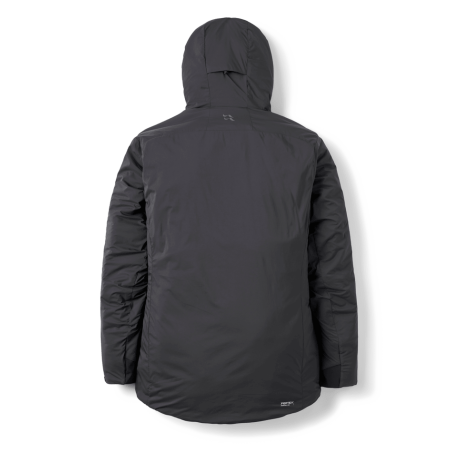 Rückseite Rab Xenair Alpine Isolationsjacke in der Farbe Black