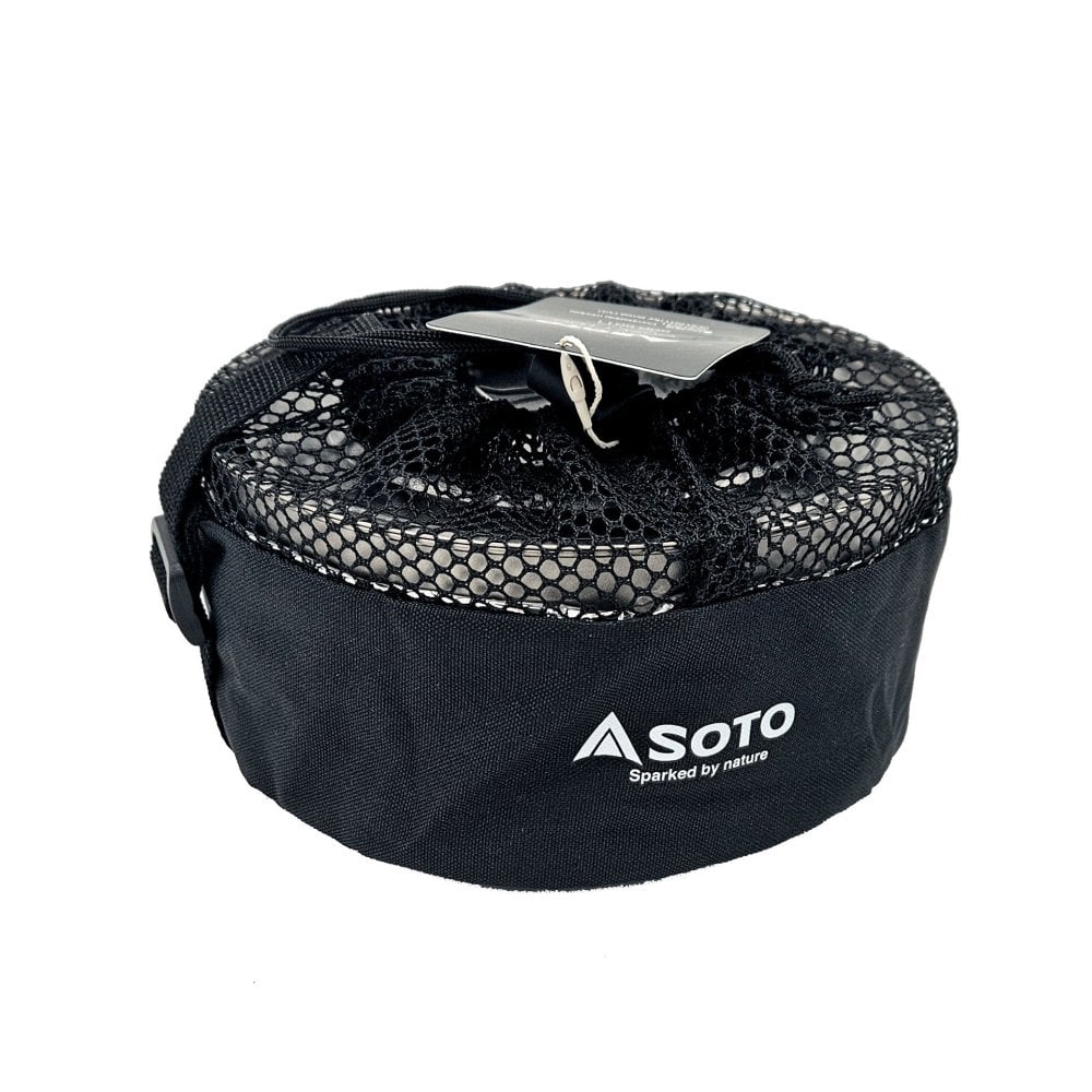 Soto Cozy 1100 isolierte Topf Hülle mit Soto Titanium Pot 1100 darin