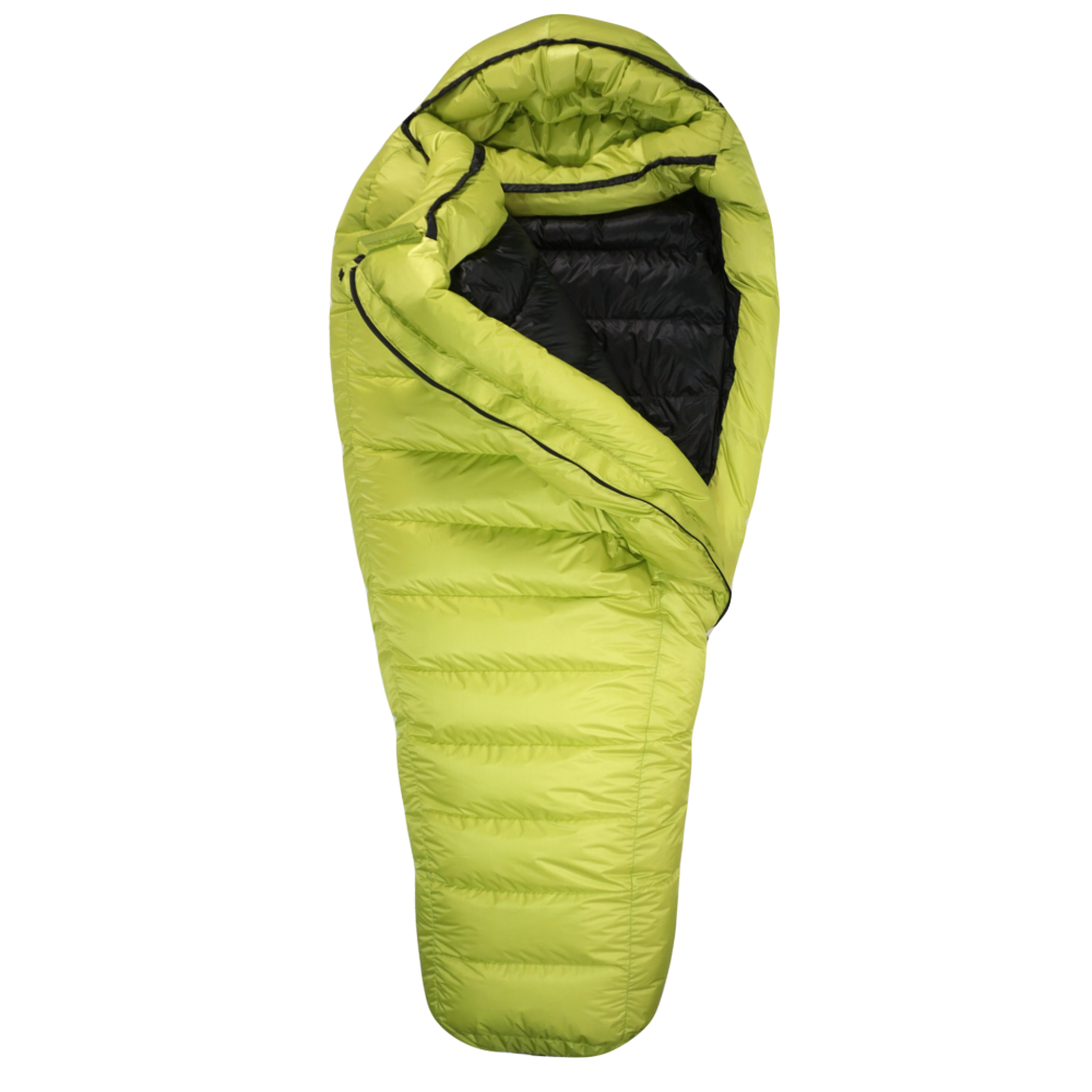 Western Mountaineering Puma StormShield Schlafsack mit Wärmekragen und leichtem Oversize Schnitt