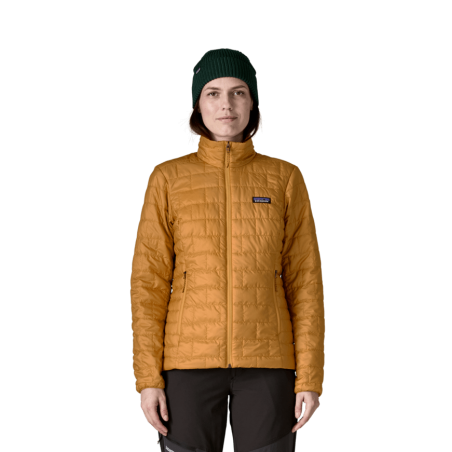 Patagonia Nano Puff Jacket Damen Talon Gold Frontansicht der Isolationsjacke