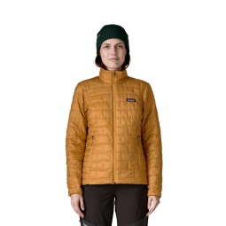 Patagonia Nano Puff Jacket Damen Talon Gold Frontansicht der Isolationsjacke