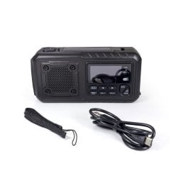 Origin Outdoors Kurbelradio Multi DAB+ mit Handschlaufe und Ladekabel