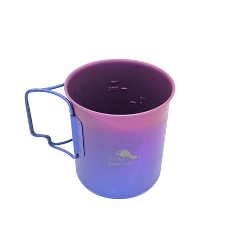 Toaks Light Titanium 450ml Cup Anodisiert in der Farbe Rainbow