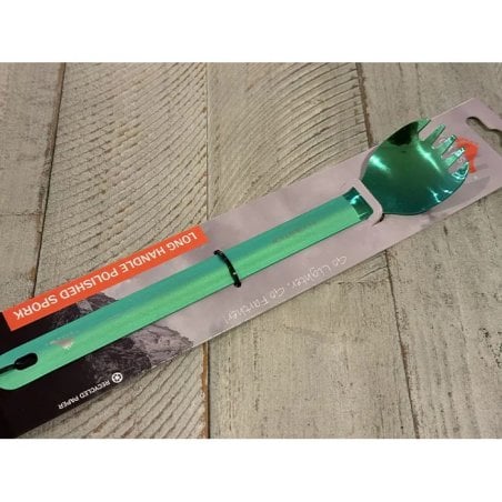 Toaks Titan Spork Lang Anodisiert in Grün