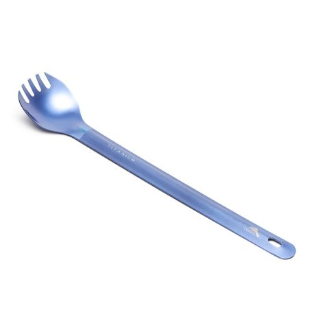 Toaks Titan Spork Lang Anodisiert in Blau