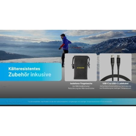 Praktisches Zubehör der Nitecore Powerbank SUMMIT10000
