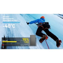 Nitecore Powerbank SUMMIT10000 für den Einsatz bis -40°C