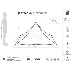 Liteway PyraOmm Duo Tarp 2P Infografik
