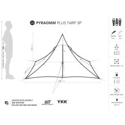 Liteway PyraOmm Plus Tarp 3P Infografik