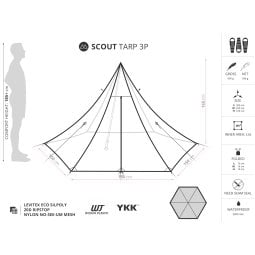 Liteway Scout Tarp Silpoly Infografik
