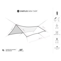 Liteway Simplex Mini Tarp Infografik