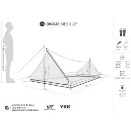 Liteway Biggie Mesh Shelter Infografik