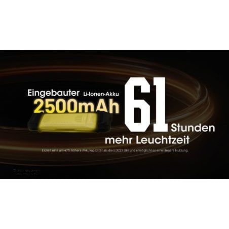 Nitecore EDC29 LUMINBLADE Taschenlampe mit 2500 mAh Akku für bis zu 61 Std Laufzeit