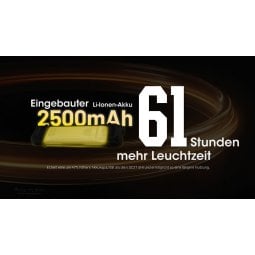 Nitecore EDC29 LUMINBLADE Taschenlampe mit 2500 mAh Akku für bis zu 61 Std Laufzeit