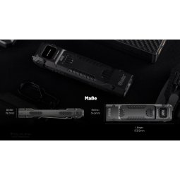 Abmessungen der Nitecore EDC29 LUMINBLADE Taschenlampe