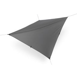 Liteway Simplex Tarp XL kann diagonal aufgespannt werden