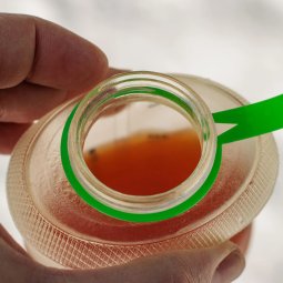 Cnoc HydriamX 42mm Faltflasche kann auch heiße Getränke oder Mahlzeiten aufnehmen