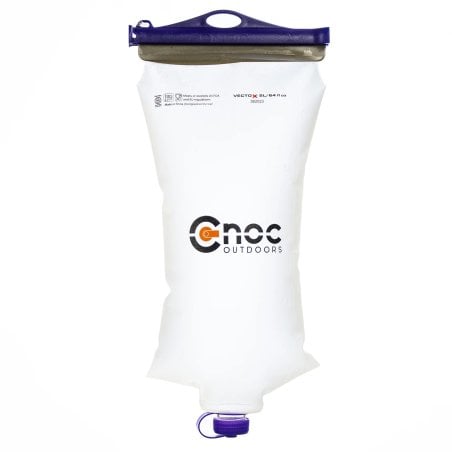 Cnoc VectoX 28 mm Faltflasche Farbe Purple in 2 Liter Größe