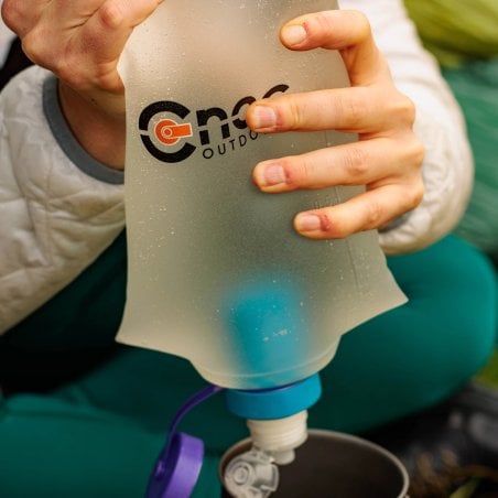 Cnoc VectoX 42 mm Faltflasche mit Katadyn BeFree kompatibel