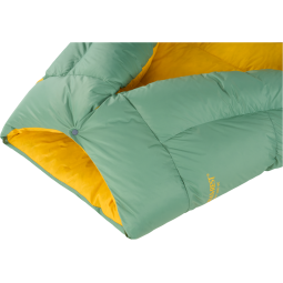 Druckknopf am Therm-a-Rest Corus 20 Quilt gegen Kältebrücken