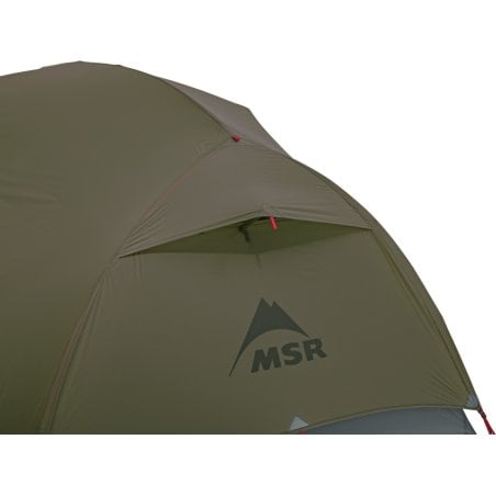 MSR Hubba Hubba LT 2P Zelt mit großen, stabilen Lüftern am Kopf- und Fußende