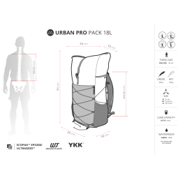 Datenblatt Liteway Urban Pro Pack 18l Ecopak Daypack