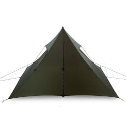 Liteway PyraOmm Plus Tarp mit zwei großen Lüftern in der Farbe oliv