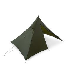 Liteway PyraOmm Plus Tarp oliv halb offen