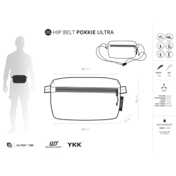 Datenblatt Liteway Pokkie Ultra Hüfttasche