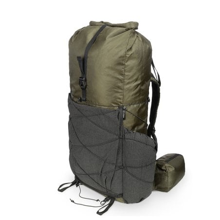 Liteway Elementum Ecopak Rucksack 50L in oliv UL Backpack