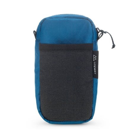Liteway Lite Pocket Ecopak Ultraleichte Schulterträger Tasche Ocean Blue frontale Ansicht