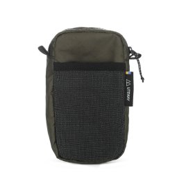 Liteway Lite Pocket Ecopak Ultraleichte Shoulder Pocket Tasche oliv frontale Ansicht