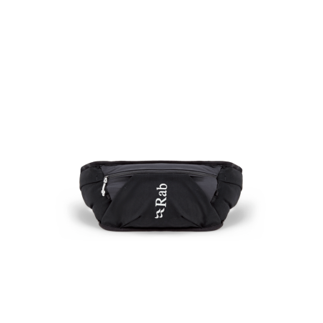 Rab Veil 1 ultraleichter Hip Bag black Frontansicht