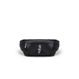 Rab Veil 1 ultraleichter Hip Bag black Frontansicht