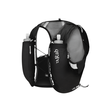 Rab Veil 12 ultraleichte Lauf Weste Black seitlich