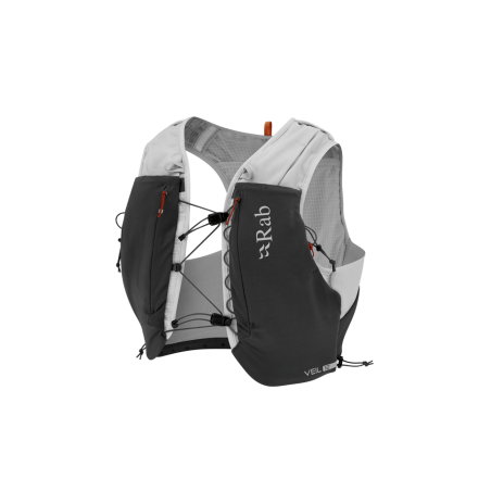 Rab Veil 12 ultraleichte Trailrunning Weste Gargoyle Graphene seitliche Ansicht