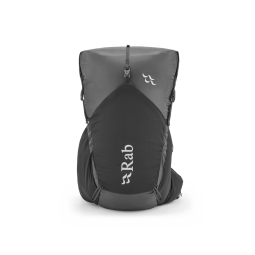 Rab Veil XP 30 wasserdichter Tagesrucksack Farbe Black Frontansicht