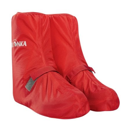 Tatonka Velo Gaiter Fahrrad Gamaschen Rot von vorne betrachtet
