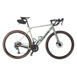Position der Tatonka Bike Saddle Bag S Fahrradtasche beispielhaft an einem Fahrrad gezeigt