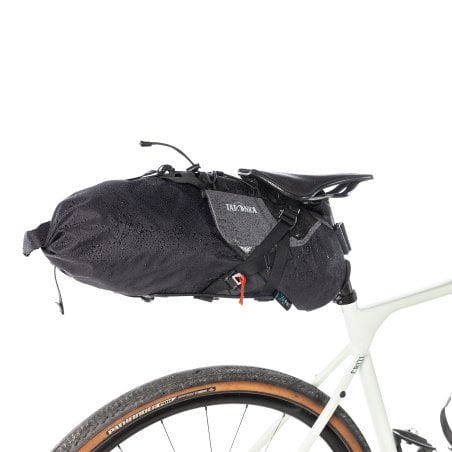 Tatonka Saddle Stuffbag Holder Seat Pack mit wasserdichtem Packsack, der von der Verstärkung gehalten wird