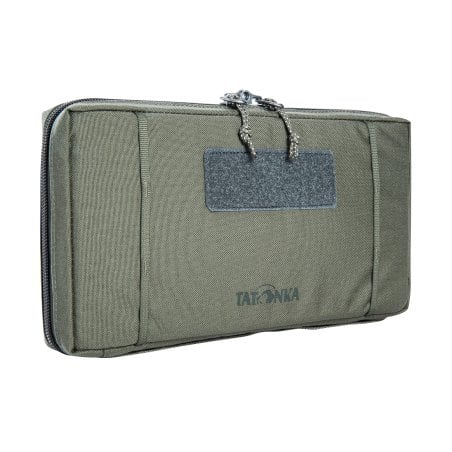 Tatonka Knife Pouch Lock BC Stone Grey Oliv MOLLE Tasche für Messer mit abschließbarem Reißverschluss