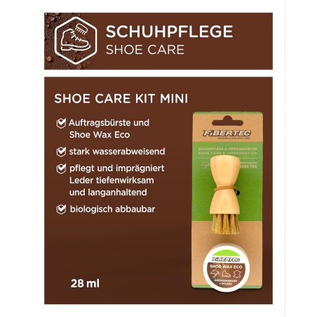 Vorteile des Fibertec Shoe Care Kit Mini Pflegesets