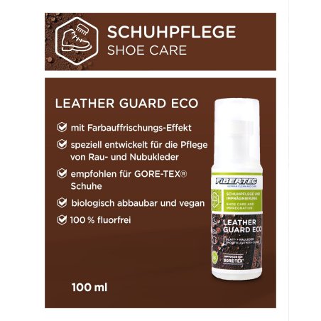 Vorteile der Fibertec Leather Guard Eco Schuhpflege