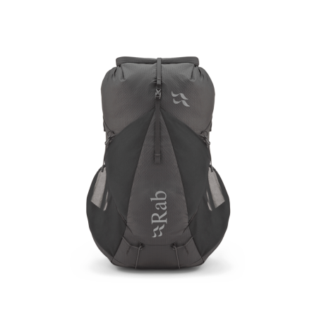 Rab Muon 40L ultraleichter Wanderrucksack Frontansicht