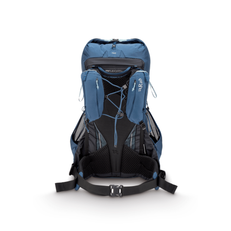Rab Muon 40L Ultraleichter Rucksack  DamenTempest Blue Rückansicht