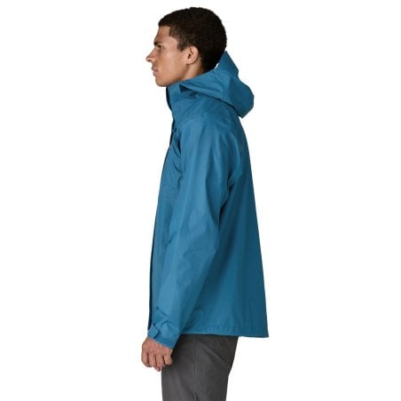 Patagonia Torrentshell 3L Rain Jacket Herren Regenjacke in Aquatic Blue Seitenansicht