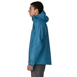 Patagonia Torrentshell 3L Rain Jacket Herren Regenjacke in Aquatic Blue Seitenansicht